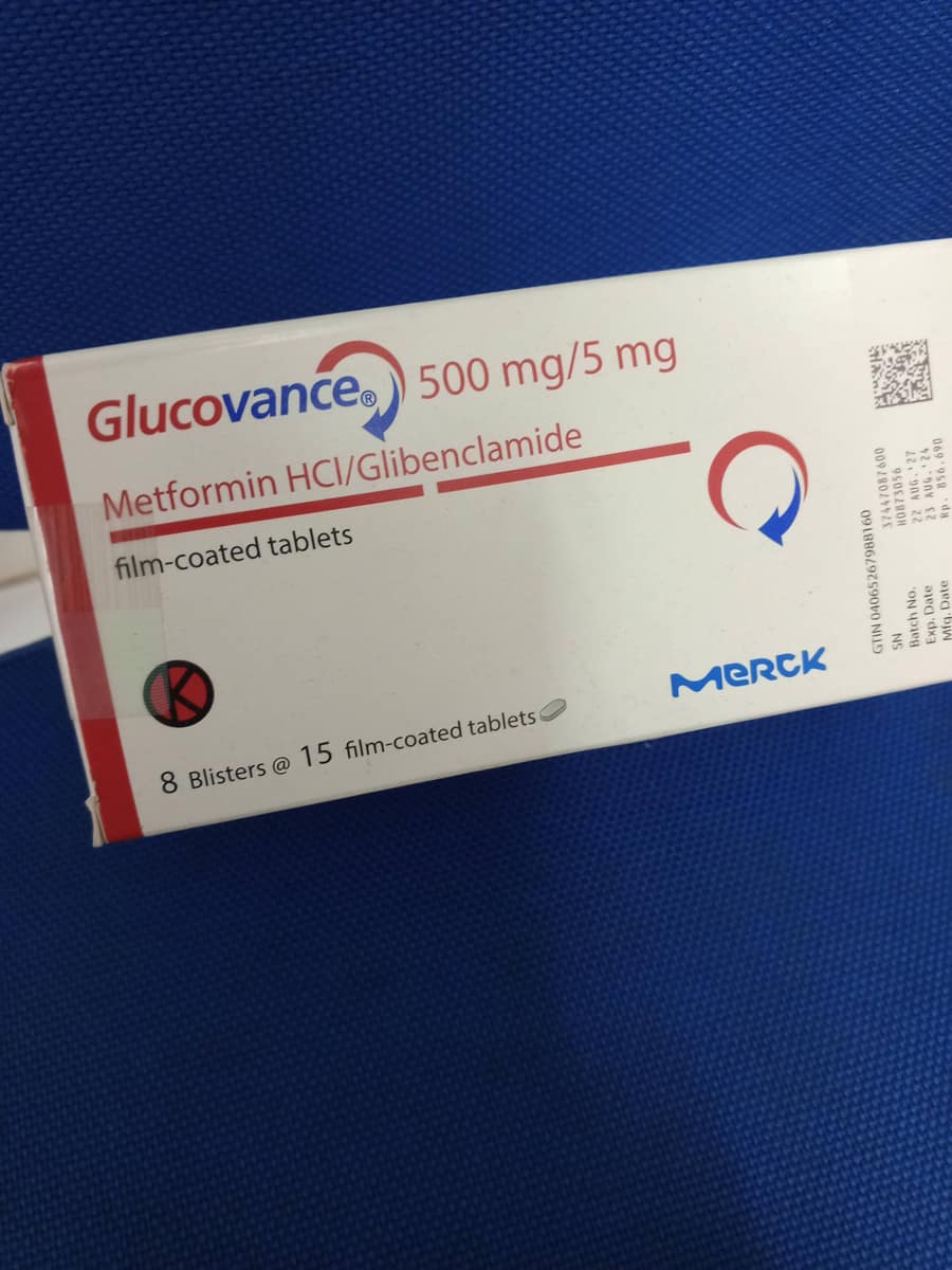GLUCOVANCE 500MG/5MG