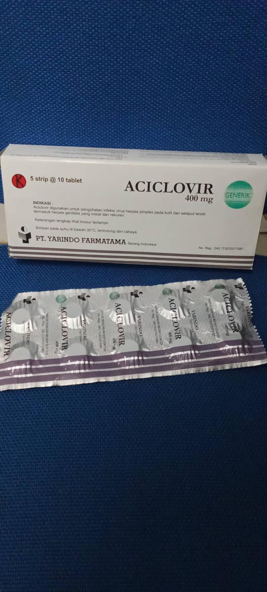 ACICLOVIR 400MG