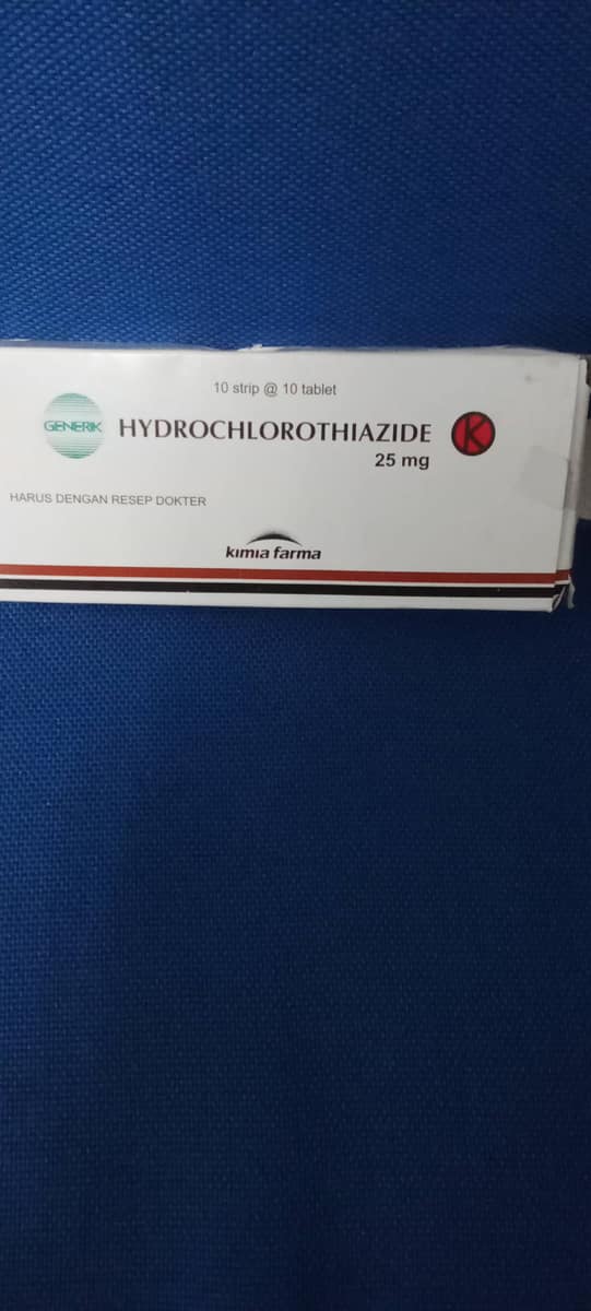HYDROCHLOROTHIAZIDE 25MG