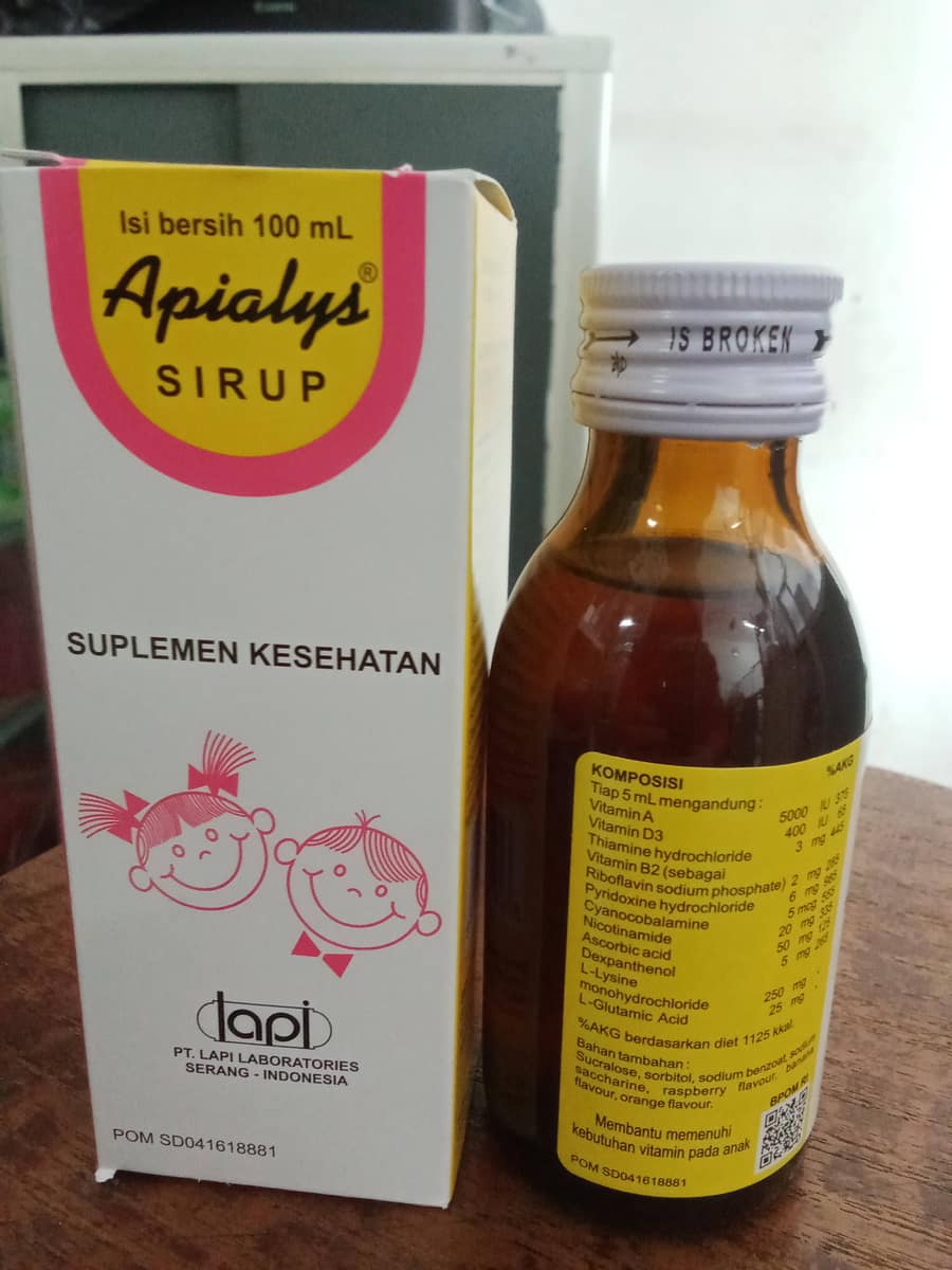APIALYS SIRUP 100ML