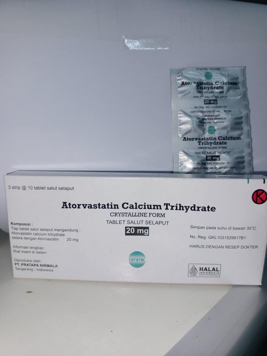 ATORVASTATIN 20MG