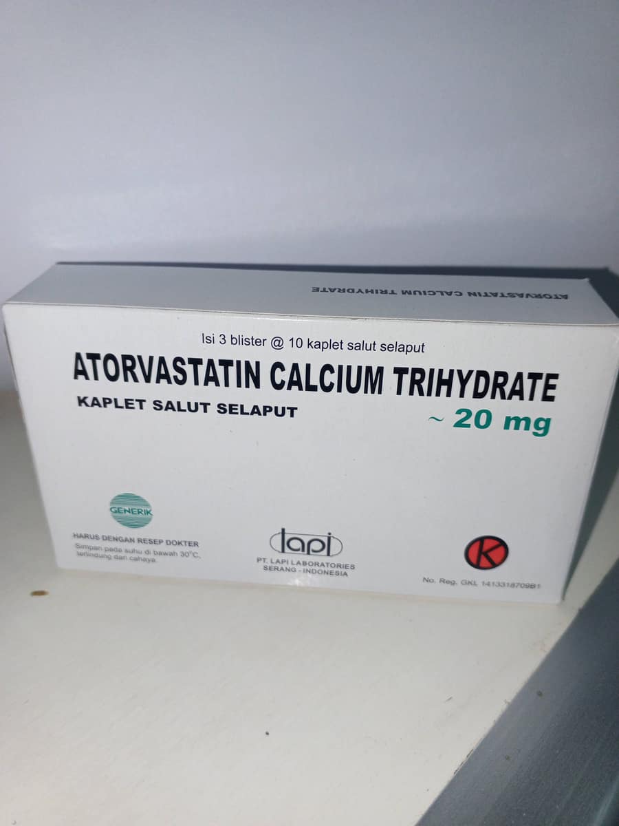 ATORVASTATIN 20MG (LAPI)