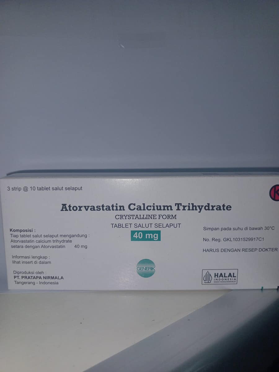ATORVASTATIN 40 MG (CK)