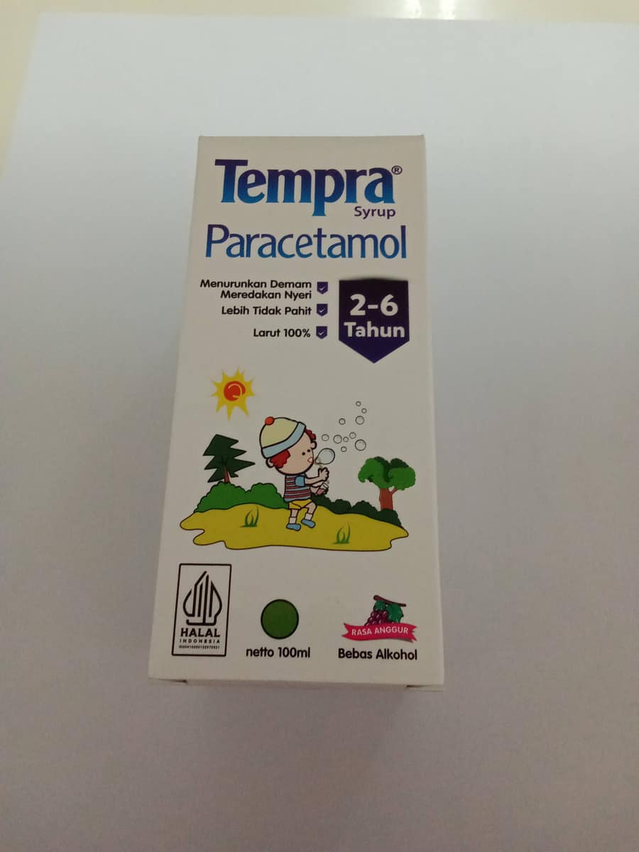 TEMPRA SYR 100ML