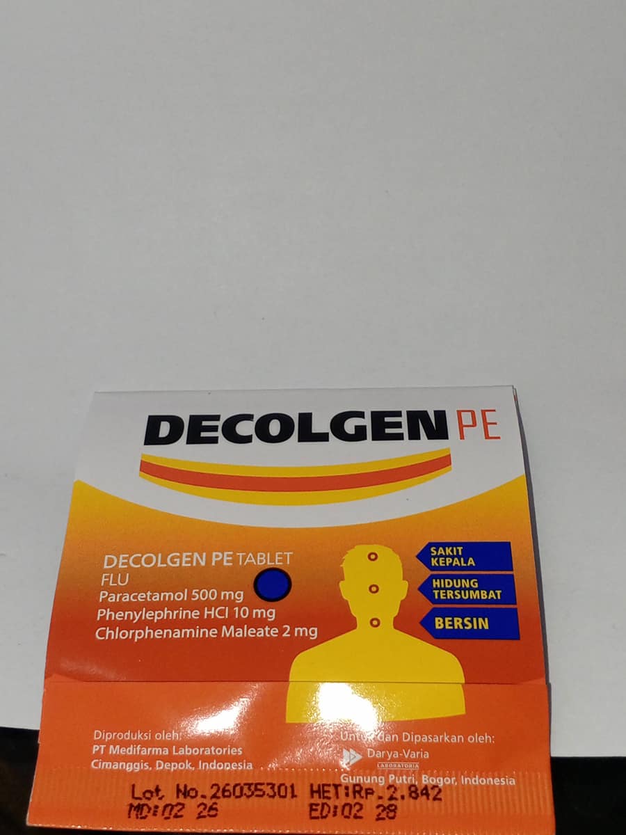 DECOLGEN PE TABLET