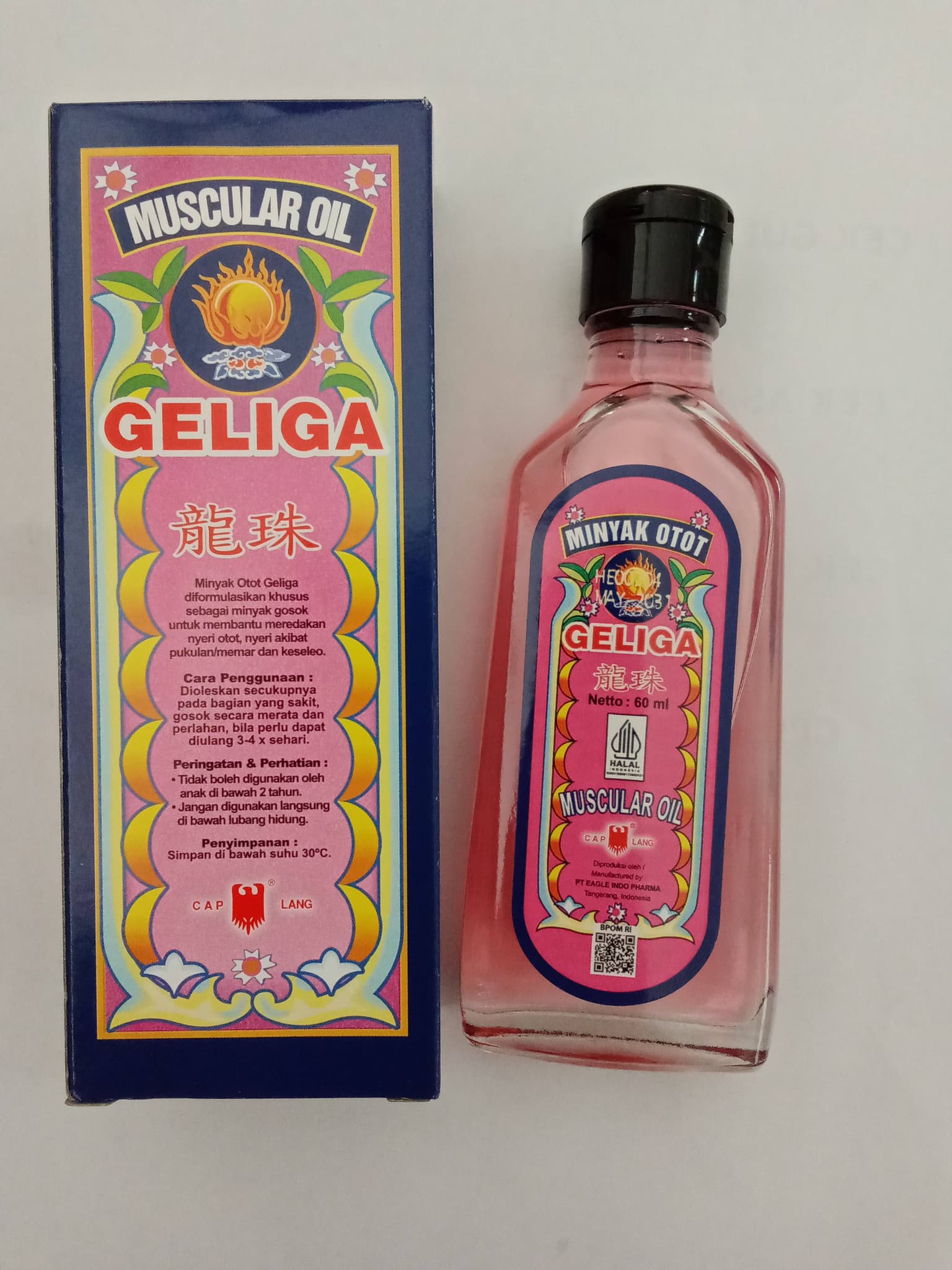 MINYAK OTOT GELIGA 60ML