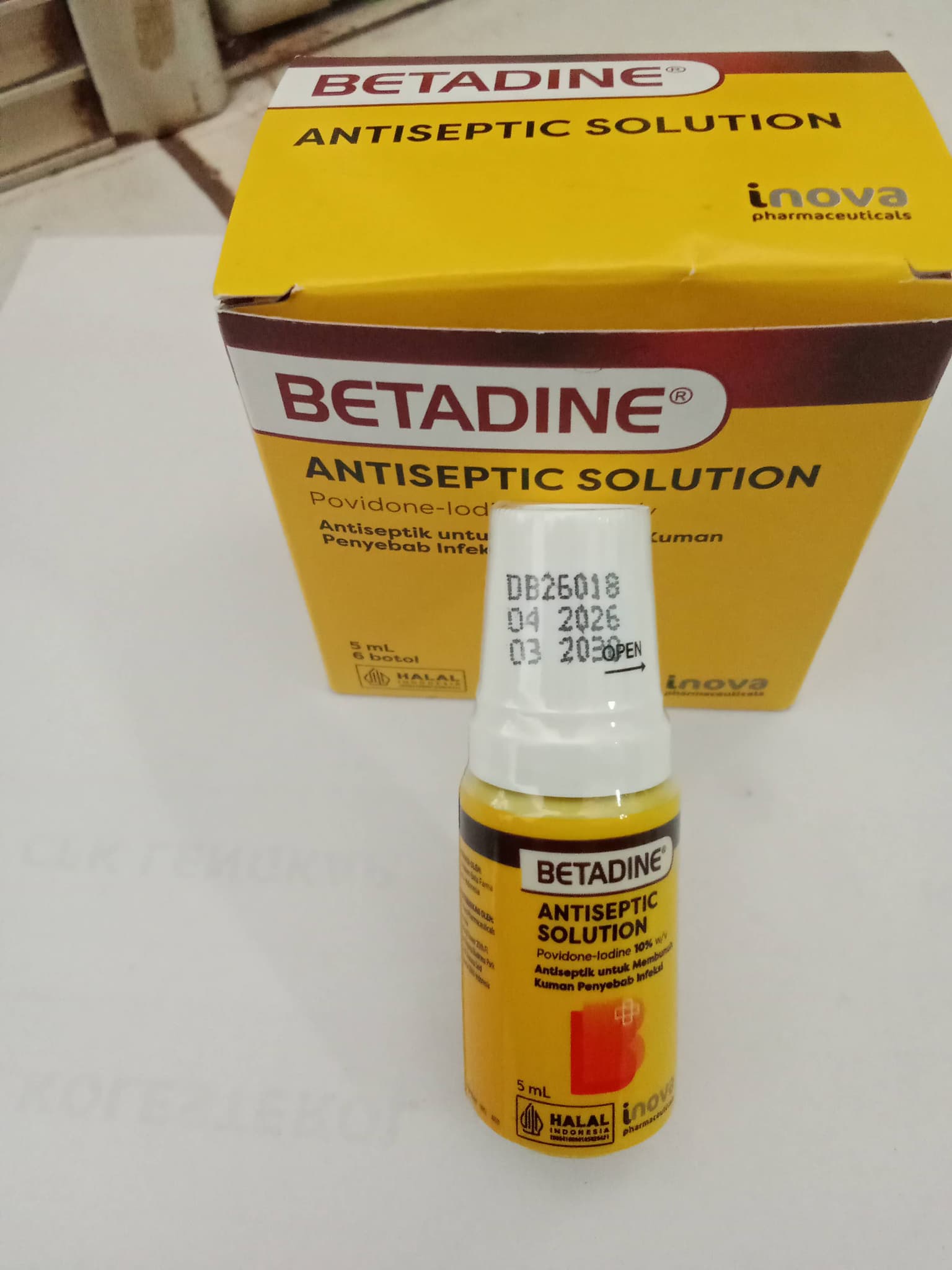 BETADINE 5ML