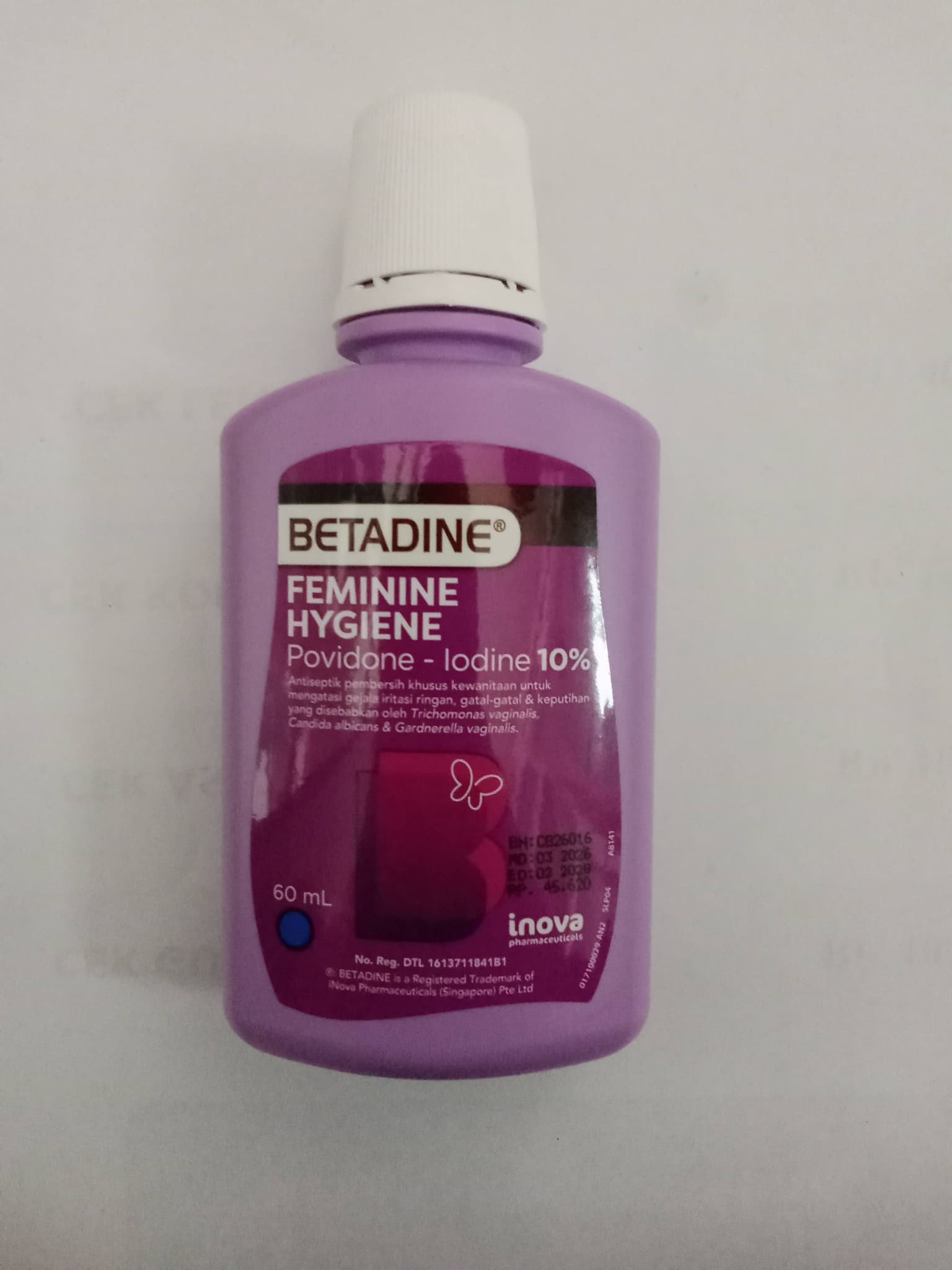 BETADINE FEMINE HYGIENE 60ML