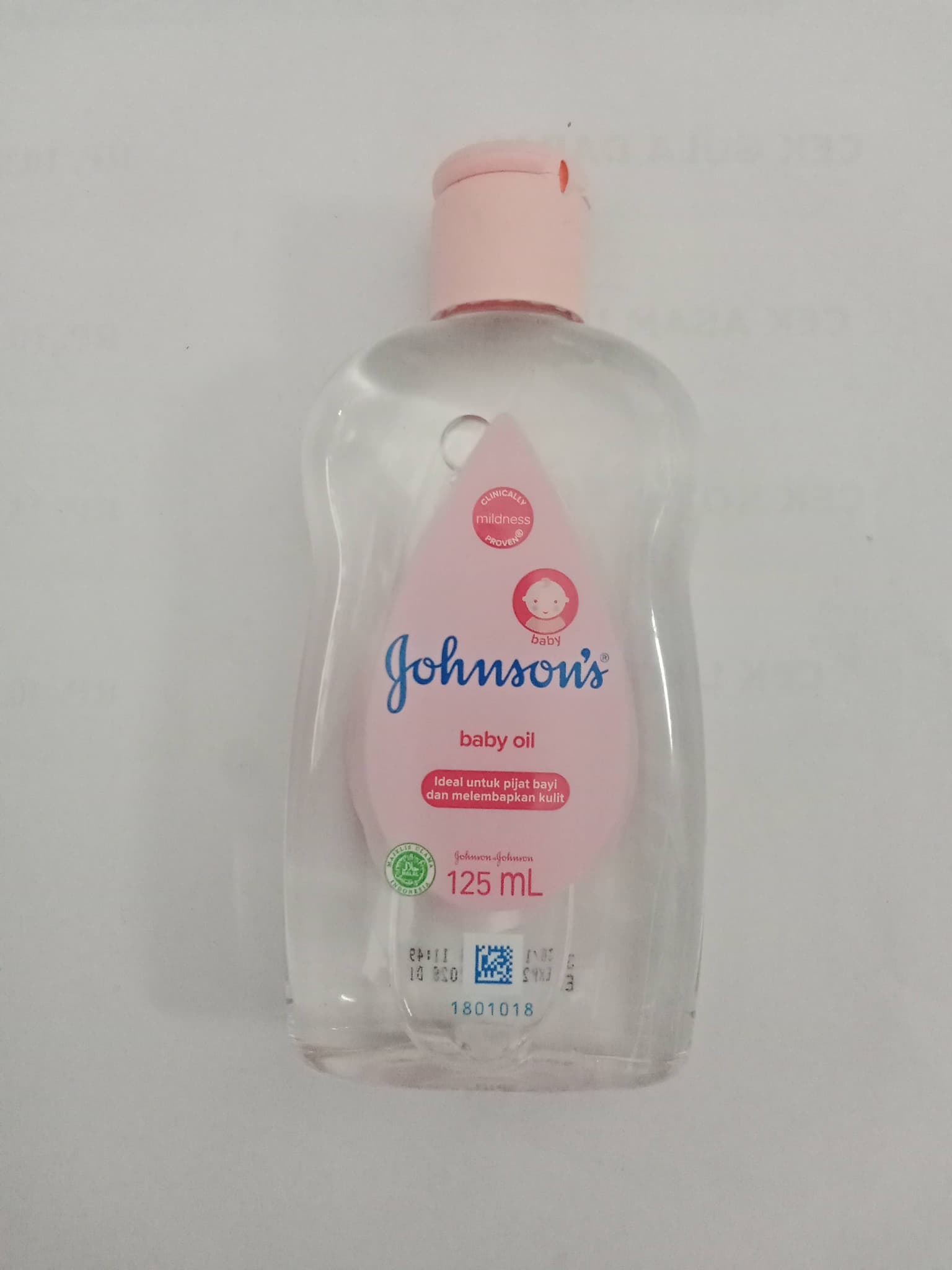 JOHNSON BABY OIL 125ML