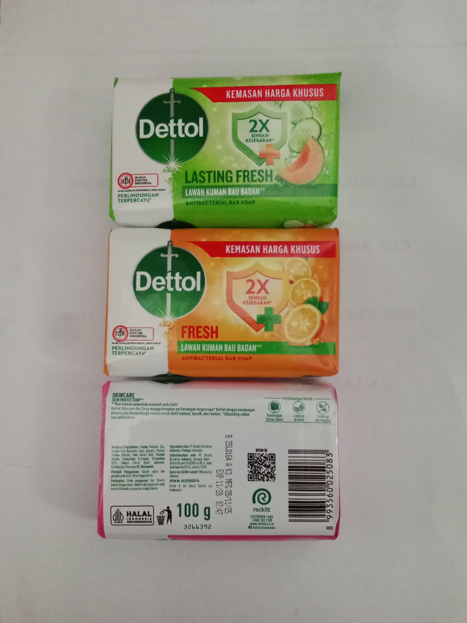 DETTOL SABUN BATANG 100GR