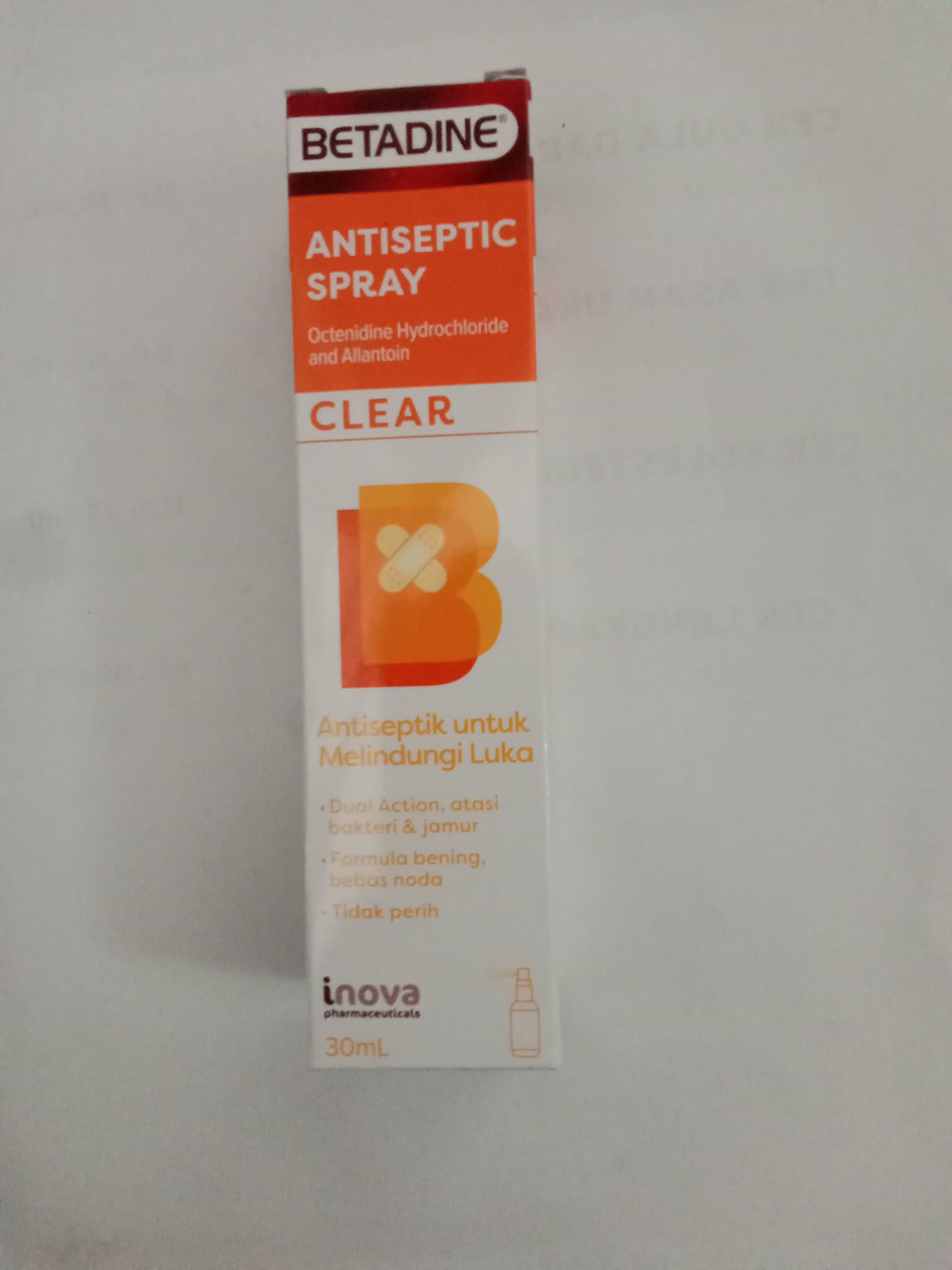 BETADINE ANTISEPTIC SPRAY 30ML