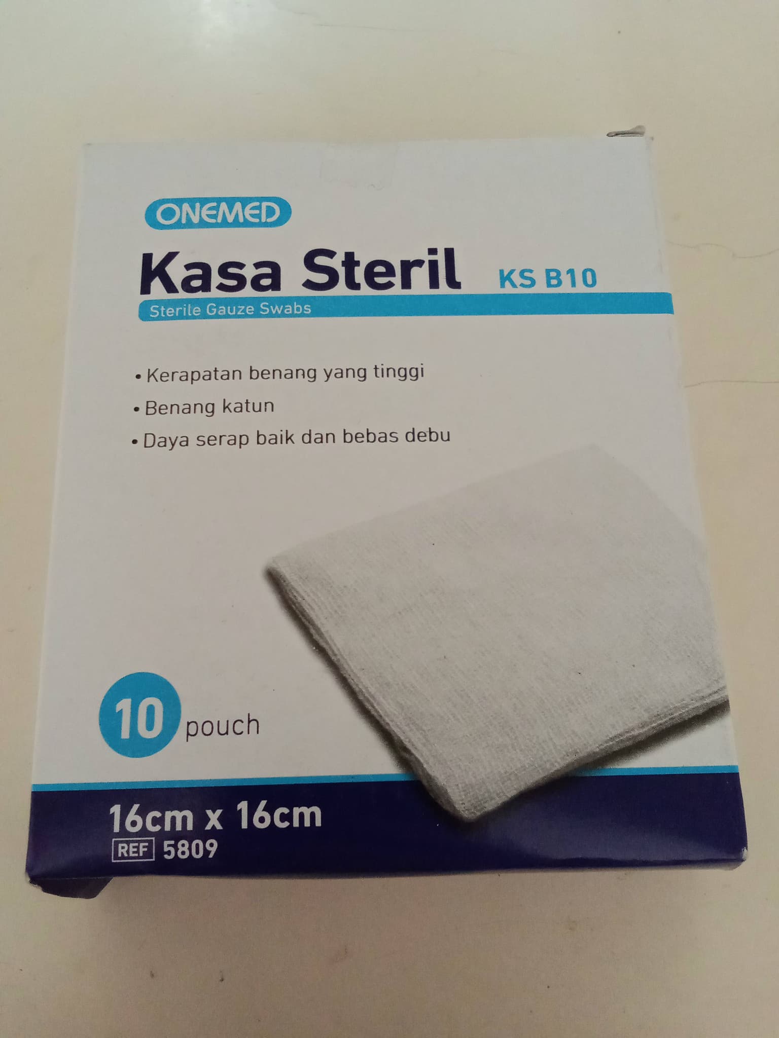 KASA STERIL 16X16
