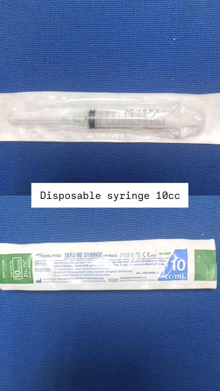 DISPOSABLE SYRINGE 10CC