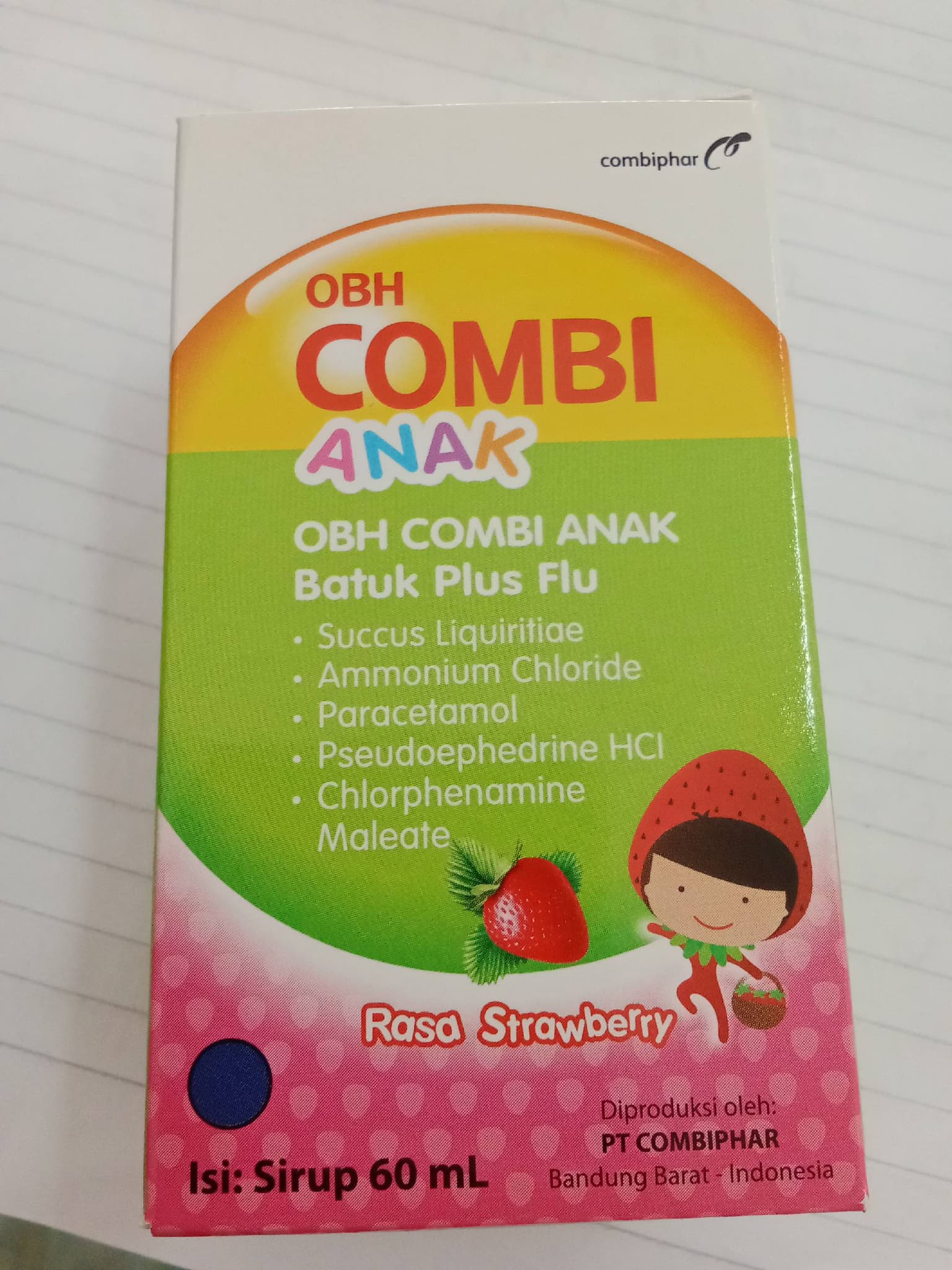 OBH COMBI ANAK PLUS FLU 60ML (CK)