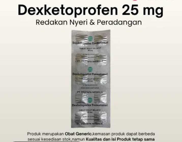 DEXKETOPROFEN 25MG